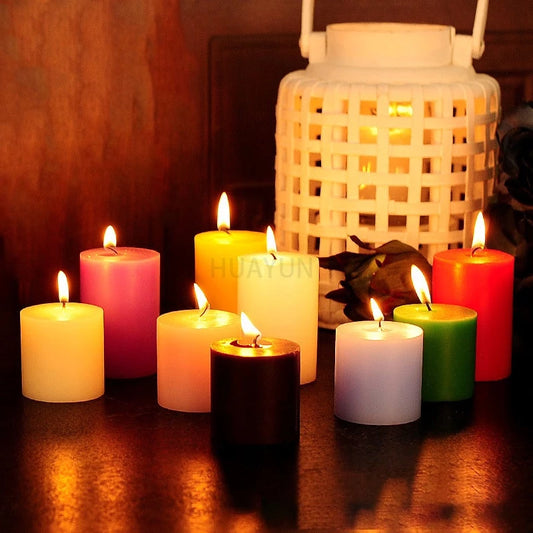Yellow Scented Candle